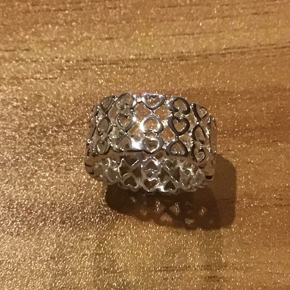 925 S/S Elegant Heart Ring